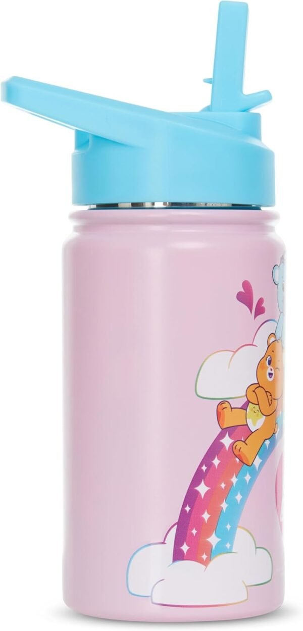 1749659057 Care Bears 14 oz Water Bottle with Spout Tenderheart Good Luck Bedtime Funshine and Grumpy Bear Travel Water Bottle With Built in Straw Official Carebears Merchandise.jpg