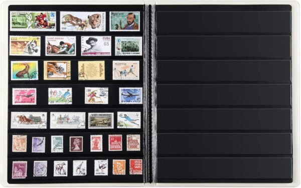 1749759858 MUDOR Stamp Collecting Album 7 Rows Pockets Stamp Book for Collectors 10 Sheets Stamp Stockbook.jpg