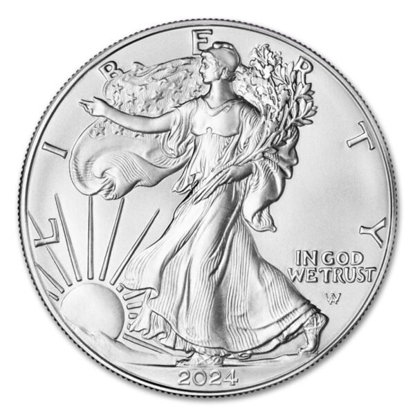 1749824653 2024 Lot of 5 1 oz American Silver Eagle Coins Brilliant Uncirculated with Certificates of Authenticity 1 Seller BU.jpg