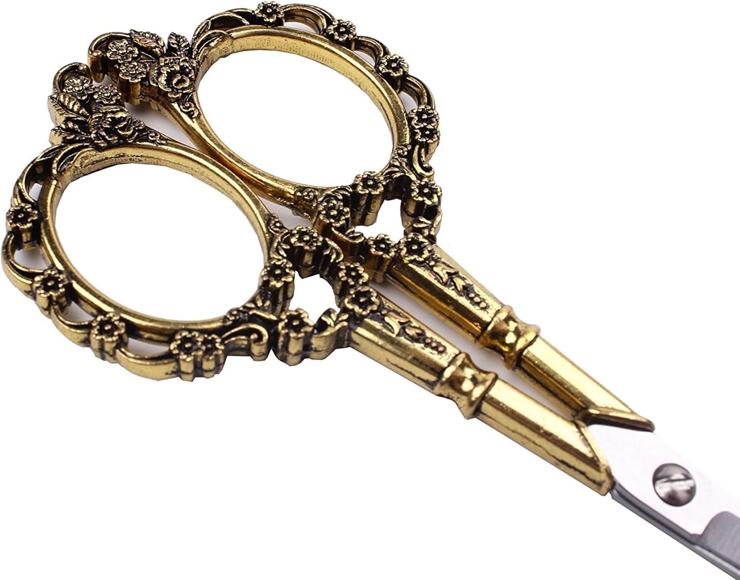 1750155852 BIHRTC Gold Vintage Plum Blossom Scissors and Classic Crane Design Sewing Scissors for Embroidery Sewing Craft Art Work Everyday Use.jpg