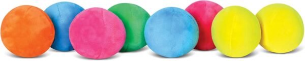 1750328652 iscream Dippin Dots 7.5 x 7 Pillow Set with Plushie Spoon and 8 Colorful Dots.jpg