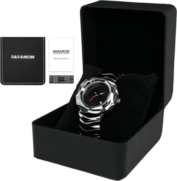 1750357456 BARAMON Unique Mens Watches Stylish Futuristic Collectible Male Wristwatch Analog Quartz Clock Date Waterproof Fashion Watch for Men.jpg