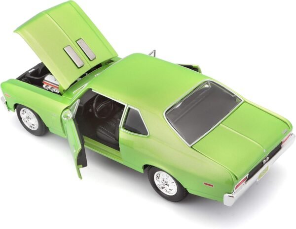 1750382652 Maisto 124 Scale 1970 Chevrolet Nova SS Diecast Vehicle Colors May Vary Green.jpg