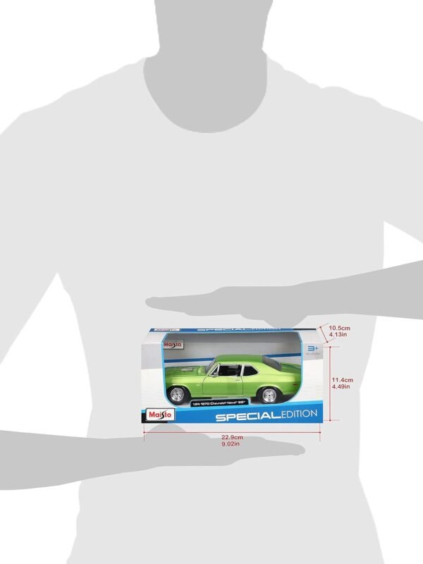 1750382655 Maisto 124 Scale 1970 Chevrolet Nova SS Diecast Vehicle Colors May Vary Green.jpg