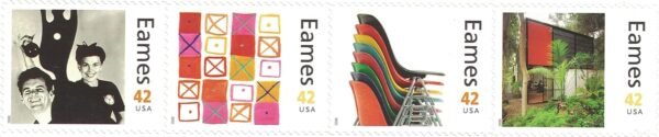 1750501452 Charles and Ray Eames Collectible Sheet of Sixteen 42 Cent Stamps Scott 4333 By USPS.jpg