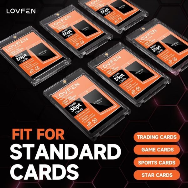 1750569895 300ct Magnetic Card Holder Super Thin Premium 35pt One Card Holder Touch Card Protectors Hard Plastic Mag Case for Sports Baseball and Collectible Trading Cards.jpg