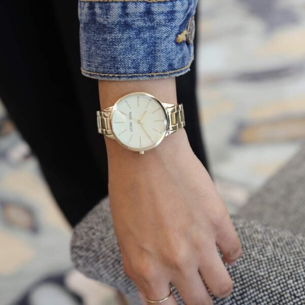 1750663451 Nine West Womens Floral Dial Bracelet Watch.jpg
