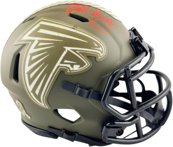 1750739052 Jamal Anderson Autographed Atlanta Falcons Football Mini Helmet Hand Signed with James Spence Authentication JSA.jpg