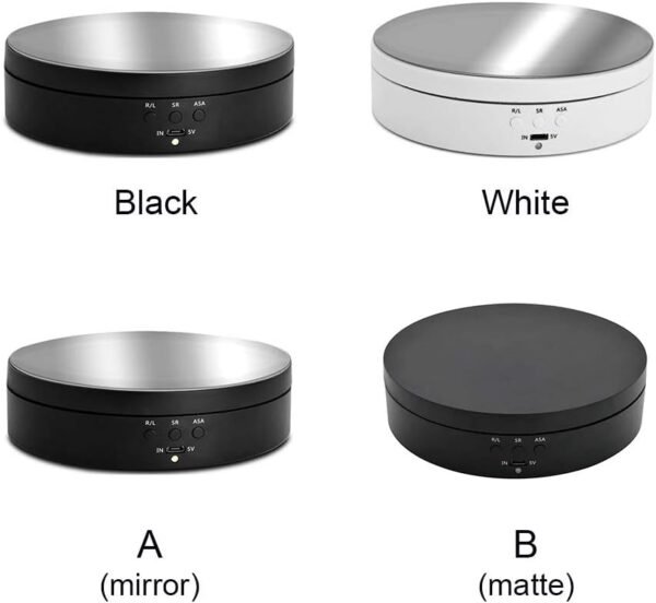 1750811058 Motorized Rotating Display Stand 360 Degree Electric Rotating Turntable for Photography Products Display Jewelry Watch 3D Models Cake and Collectibles Mirror.jpg