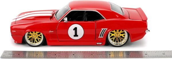 1750825452 Jada Toys Fast Furious 124 1969 Chevy Camaro Die Cast Model Car Detailed Exterior Authentic Movie Replica Collectible Toy – Ages 8 Red.jpg