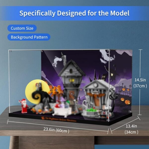 1750865062 Acrylic Display Case Compatible with 21351 The Nightmare Before Christmas ONLY Display Case The Model NOT Included.jpg