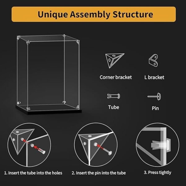 1751012676 Acrylic Display Case Applies to Lego 10335 The Endurance Ship Collectibles 3Mm Thickened Acrylic Sheet Clear Dustproof Display Box ONLY Box NOT ModelBack Panel.jpg