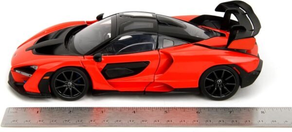 1751120653 Jada Toys McLaren Senna Fast Furious 124 Scale Die Cast Vehicle – Detailed Interior Opening Hood Doors and Trunk – Collectible Model Car for Ages 8 OrangeBlack.jpg