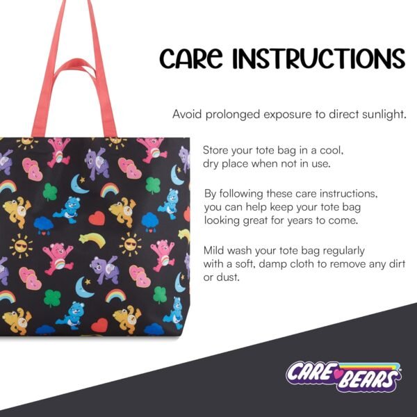 1751142252 Care Bears Nylon Tote bag Girls Boys Teens Adults All Over Print Single Handle Nylon Tote Handbag.jpg