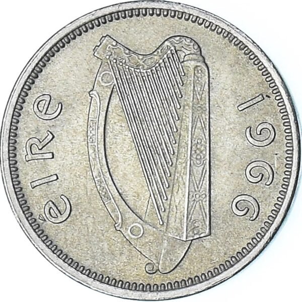 1942 1969 Irish Threepence Coin Lucky Hare Motif. ½ Reul 3 Pingine. 3 pence Monetized And Guaranteed By The Ireland Government. Graded By Seller CirculatedWorn Condition.jpg