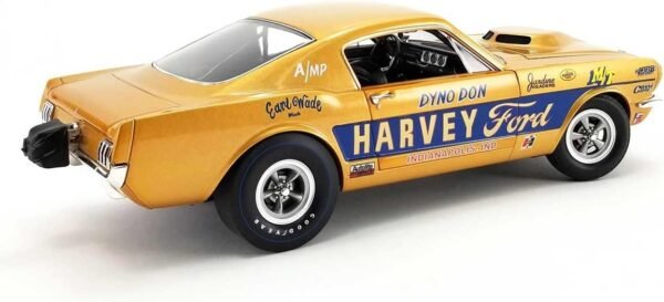 1965 AFX Orange Metallic with Blue Stripes and Graphics Dyno Don Limited Edition to 1008 Pieces Worldwide 118 Diecast Model Car by Acme A1801851.jpg
