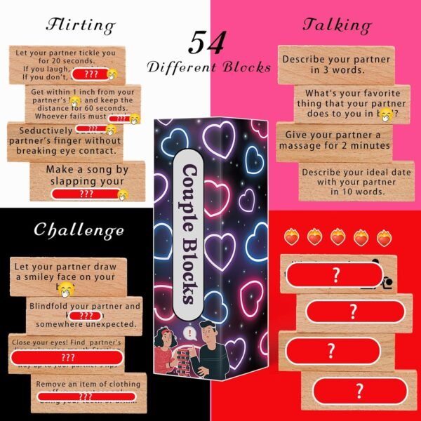 2025 Fun Valentines Day Gift 54 Fun Stacking Blocks Romantic Game Talking Daring Challenge for Date Night Anniversary.jpg