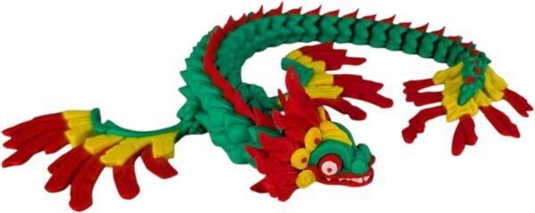 3DCENTRAL.CA Articulated Quetzalcoatl Figurine – Movable Desk Toy for Stress Relief Focus Anxiety ADHD – Collectible Sensory Tool for Teens and Adults – 3D Printed in Canada.jpg