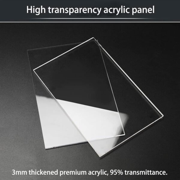 Acrylic Display Case 40x65x20cm16x26x8in Thick Acrylic Display Box with Black Base Assemble Dustproof Showcase Clear Display Case for Collectibles Figures Doll Toys Models Cars.jpg