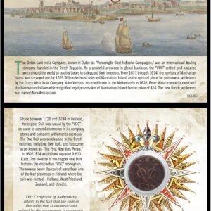 American Coin Treasures The First New York Penny Coin Over.jpg