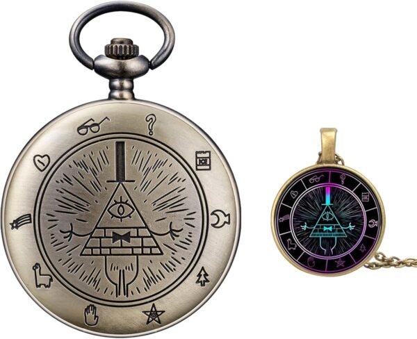 BOSHIYA Vintage Quartz Pocket Classic Watch Arabic Numerals Scale Watch.jpg