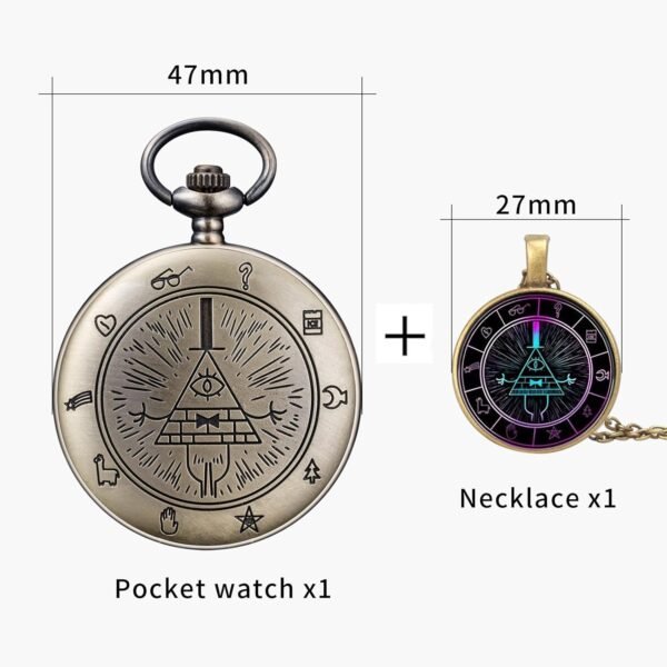 BOSHIYA Vintage Quartz Pocket Classic Watch Arabic Numerals Scale Watch with Chain for Xmas Fathers Birthday Anniversary Day Gift.jpg