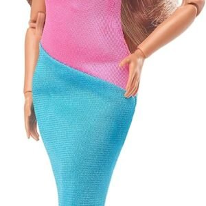 Barbie Looks Fashion Doll with Brown Hair Wearing One Shoulder Pink.jpg