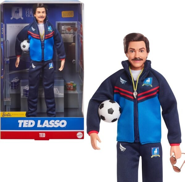 Barbie Signature Fashion Doll Ted Lasso Wearing Blue Tracksuit with.jpg