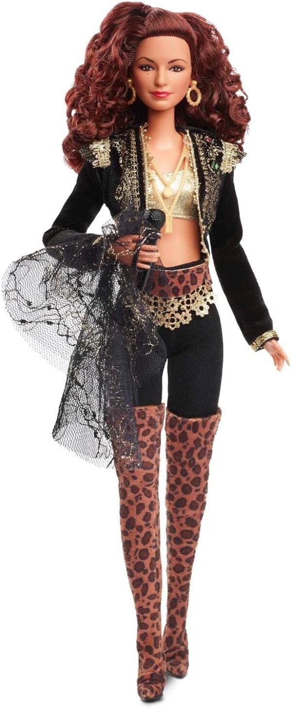 Barbie Signature Gloria Estefan Doll in Gold and Black Fashion.jpg