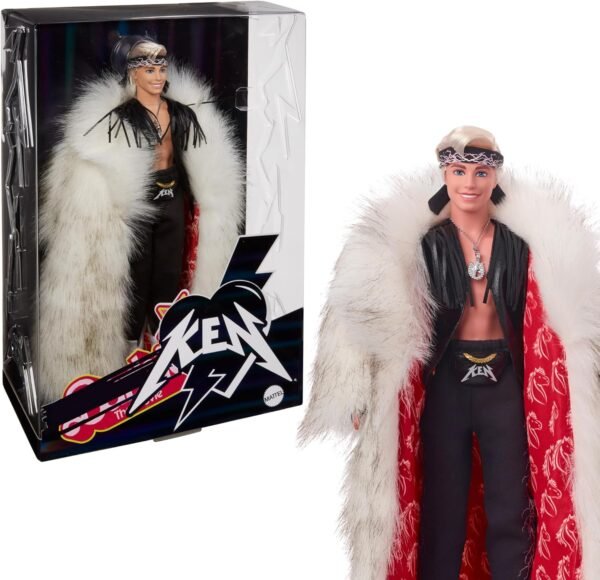Barbie The Movie Collectible Ken Doll Wearing Big Faux Fur.jpg