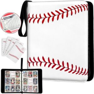 Baseball Card Binder 9 Pocket Sheet Baseball Card Holder Fits.jpg