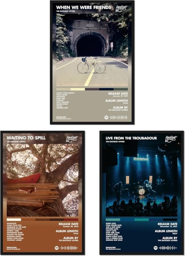 BcoMfy The Backseat Lovers Poster Rock Band Album Cover Posters.jpg