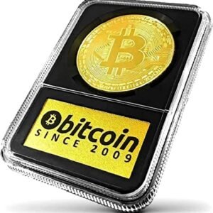 Bitcoin Coin in Collectors Edition Case Limited Edition Physical Gold.jpg