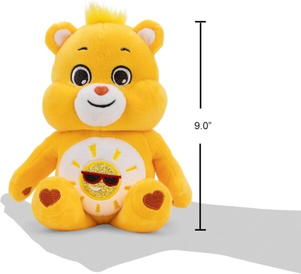 Care Bears 9 Bean Plush Glitter Belly Funshine Bear Soft Huggable Material.jpg