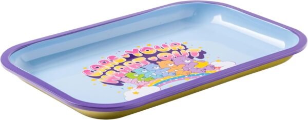Care Bears TIN Tray Immerse Yourself in The heartwarming World with The Silver Buffalo Tin Tray Boasting Dimensions of 11.3 x 7.4.jpg
