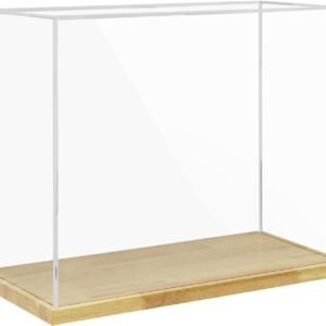 Clear Acrylic Display Case with Solid Butcherblock Base for Trophy.jpg
