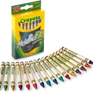 Crayola Metallic Crayons 16ct Kids Crayons for Coloring and Drawing.jpg