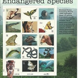 Endangered Species Sheet of 15 32 Cent US Postage Stamps.jpg