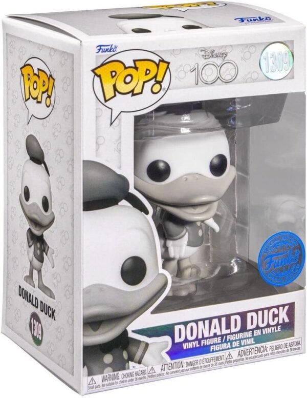 Funko Disney 100 Black and White Donald Duck Pop Vinyl Collectible Figure Limited Edition Exclusive.jpg