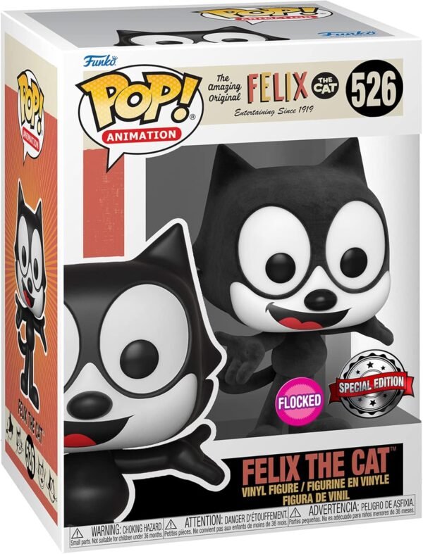 Funko POP Animation Flocked Felix The Cat Gemini Collectibles Exclusive Vinyl Figure.jpg
