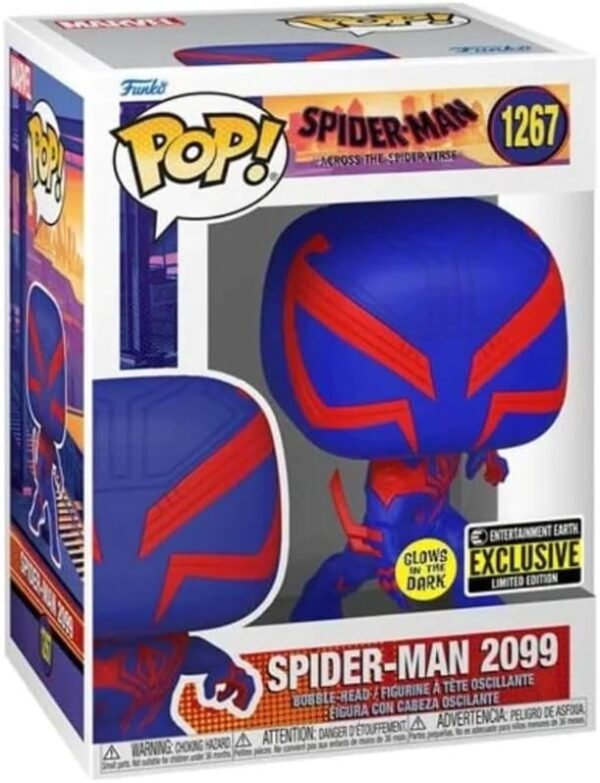 Funko Pop Movies Spider Man Across the Spider Verse Spider Man 2099 Glow in the Dark Pop Vinyl Figure – Entertainment Earth Exclusive FUN68370.jpg