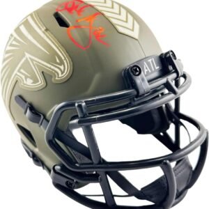 Jamal Anderson Autographed Atlanta Falcons Football Mini Helmet Hand.jpg