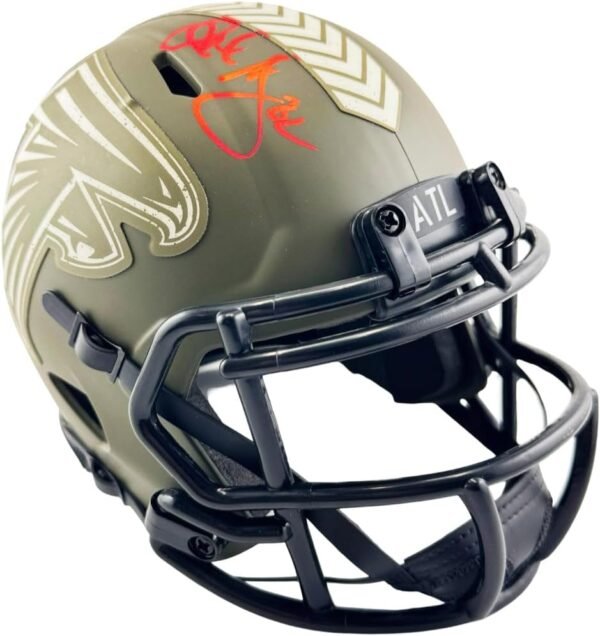 Jamal Anderson Autographed Atlanta Falcons Football Mini Helmet Hand.jpg