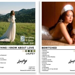 Laufey Poster Home Decor Music Singer Bewitched Album Everything I.jpg