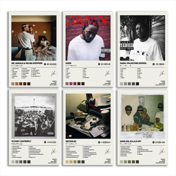 MISTRARA Kendrick Poster Lamar Album Cover Limited Edition Posters Set.jpg