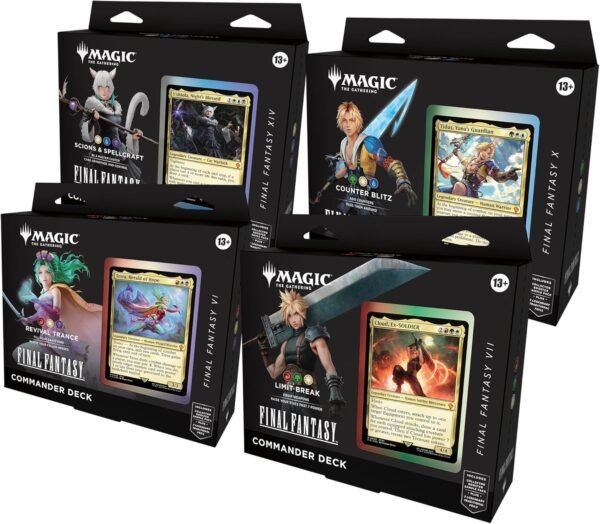 Magic The Gathering Final Fantasy Commander Deck Bundle Includes.jpg