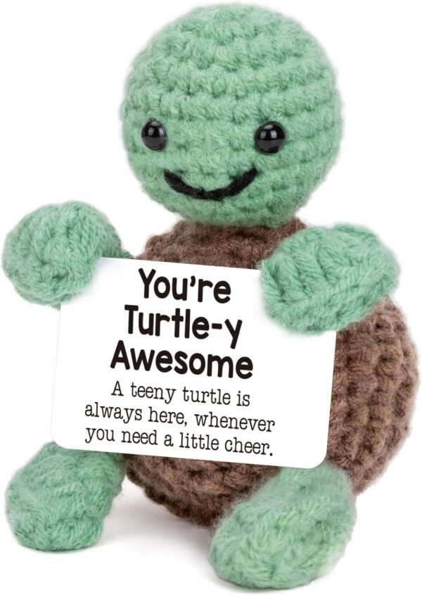 Mini Funny Turtle Crochet Gifts Birthday Gifts for Women Men.jpg