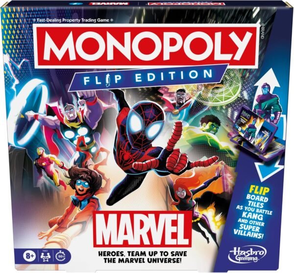 Monopoly Flip Edition Marvel Board Game Ages 8 and.jpg