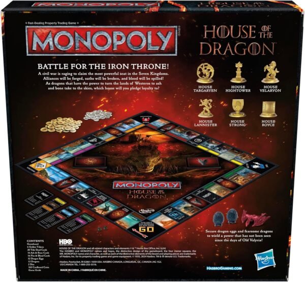 Monopoly House of the Dragon Edition Board Game Based on the Hit TV Series Ages 17 and Up 2 to 6 Players Strategy Games Amazon Exclusive.jpg