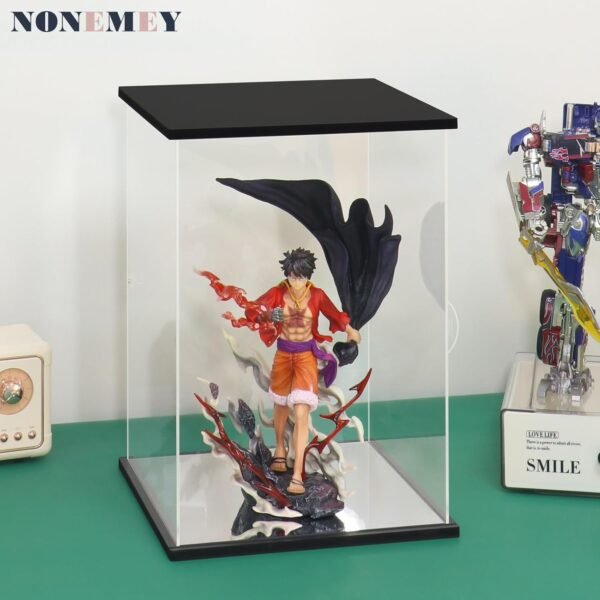 NONEMEY Clear Acrylic Display Case with Remote Control Light for Collectibles Dustproof Model Showcase Organizer Box Display Case for Collectibles 20x14x30.7inch51x36x78cm.jpg